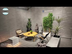 چشمه های آب تزئینی رزین در داخل خانه آبشار مدرن خاکستری رزین آبشار باغ چشمه آب با نور