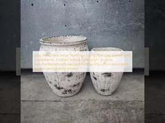 خاکستری با برخی از لکه های بیژ گرد فیبر گلزار با یک آب و هوا، بافت لکه دار سبک وزن ماندگار نگهداری کم گلدان تعطیلات ویلا دفتر تزئینات باغ پروژه منظره سازی