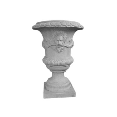 خرید گلدان نقاشی فیبر سیمان ضد آب زرد برای سبک طراحی باغ online manufacture