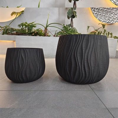 خرید گلدان مدرن چوبی با فیبر سنگین برای تزئینات باغ خانگی online manufacture