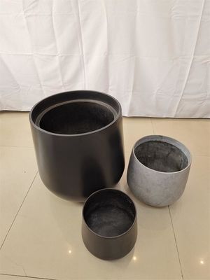 خرید گلدان های فیبرگلاس شکل گرد GRP گلدان جعبه برای هتل در فضای باز در داخل online manufacture