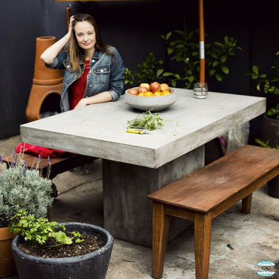 خرید خانه باغ برتر بتن میز مجموعه برای مبلمان بیرونی GRC مبلمان میز online manufacture