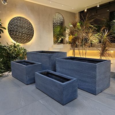 خرید جعبه بزرگ مستطیل فیبرگلاس برای گیاهان گل باغ در فضای باز online manufacture