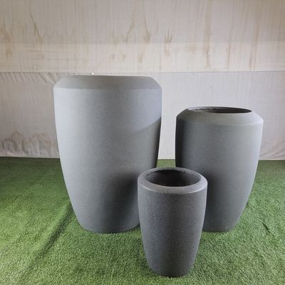 خرید گلدان سیمان فیبر دور مدرن در فضای باز برای خانه گلدان گلدان online manufacture