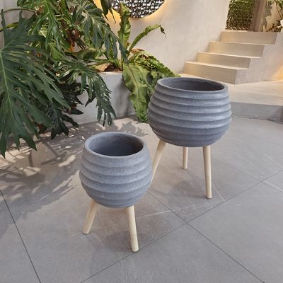 خرید گیاهان با دوام بالا از فیبر خاکستری برای باغ مقاوم در برابر آتش online manufacture
