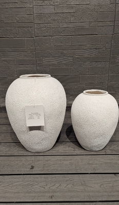 خرید Drainage Holes in Round Fiber Cement Pot A Must-Have for Plant Lovers online manufacture