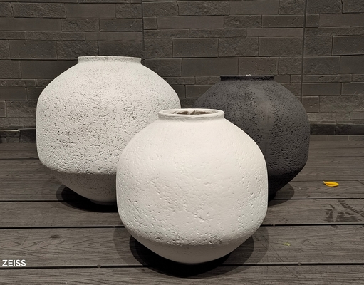 خرید Optimize Plant Growth with Customized Fiber Clay Planter and Drainage Holes online manufacture