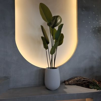 پلاستیک سفارشی بزرگ گیاهان مصنوعی بالا 120CM در اندازه های مختلف آسان برای تمیز کردن