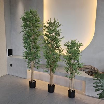 درخت بامبو مصنوعی X 7 گیاهان پلاستیکی مقاوم در برابر اشعه UV 120-180CM