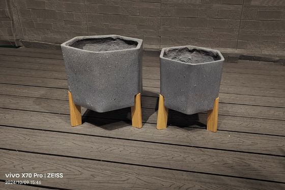 کاشت کننده فیبر خاکستری سفارشی با زمان عمر داخلی 7-8 سال و طراحی رمبوس