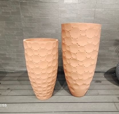 دستگاه تزئینی از فیبر خاکستری با سطح بافت و حفره های تخلیه بهبود یافته